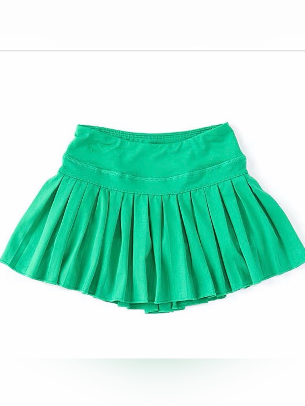 GB Girls Green Athletic Skirt Built in Shorts Kelly Green Size  S